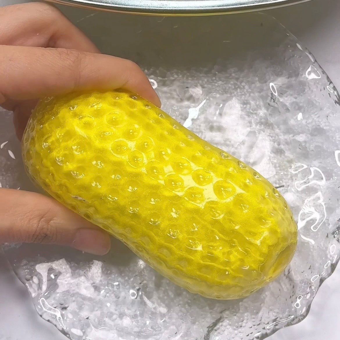 Yellow Peanut Stress ball