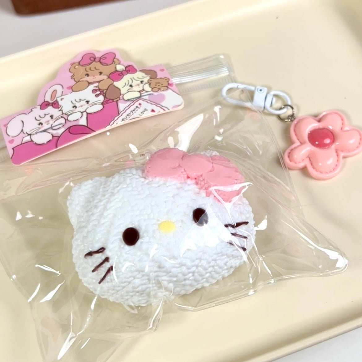 Knitted Cat Head Squishy Toy