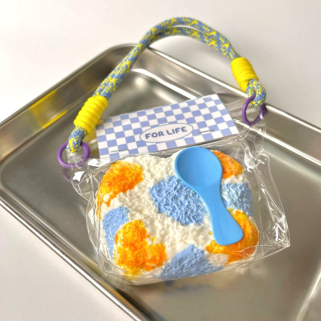 Spotted Bun Butt Squishy Toy