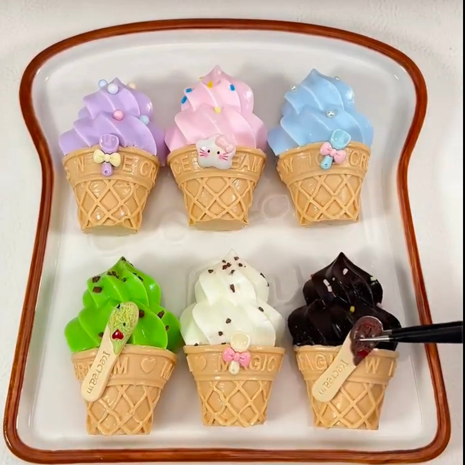 Mini Ice Cream Squishy Toy