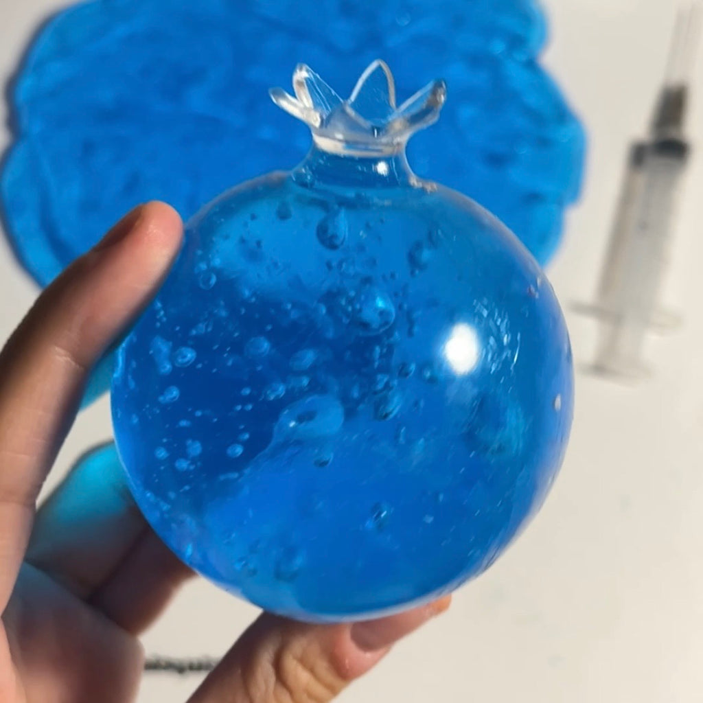 Crystal Clear Blueberry Squishy
