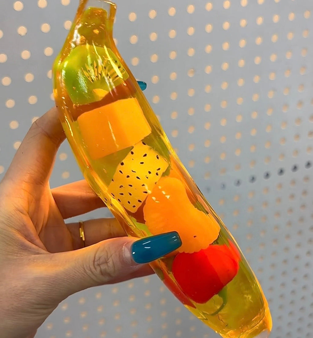 Tropical Jelly Fruit Banana Stress Ball