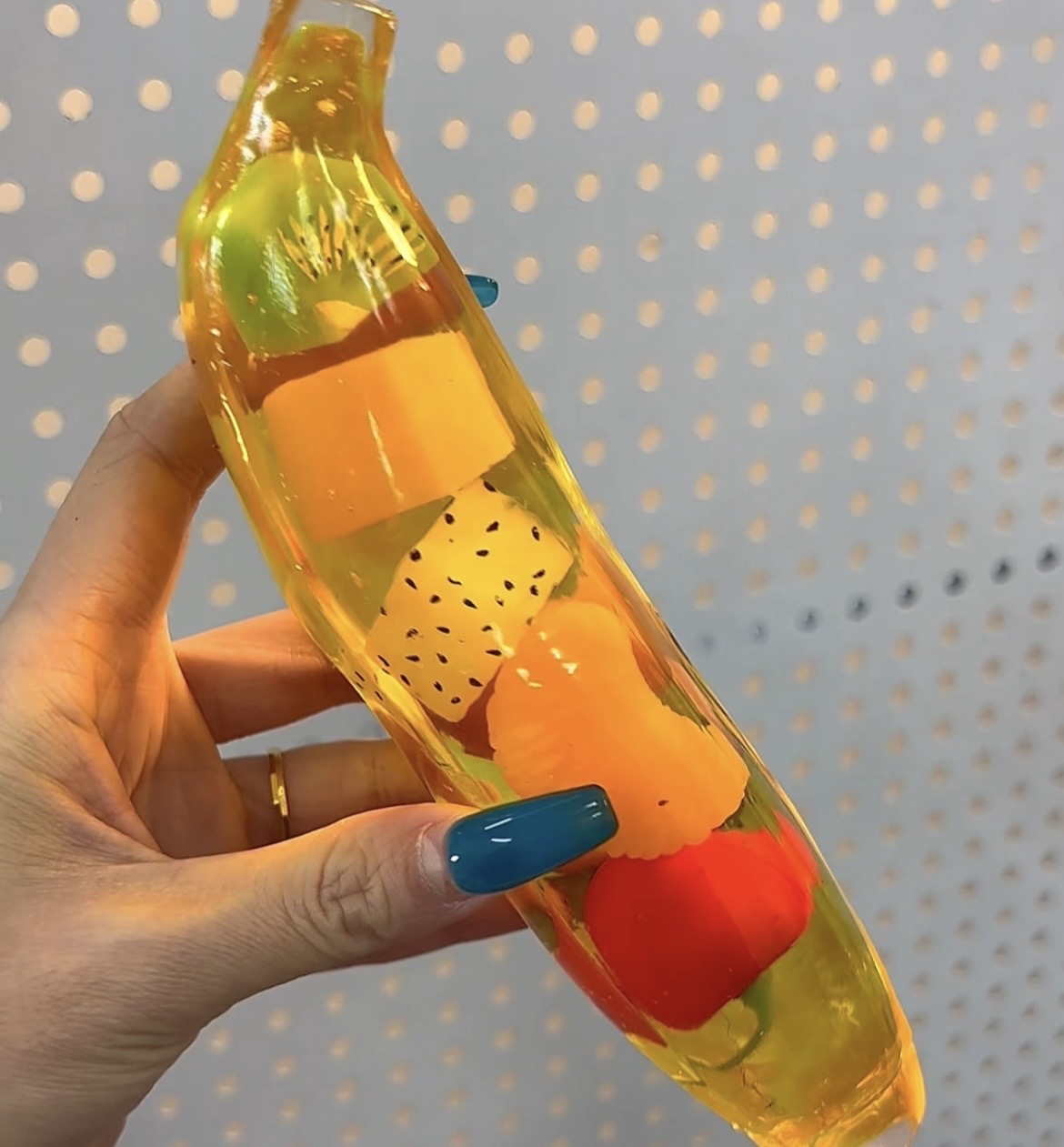 Tropical Jelly Fruit Banana Stress Ball