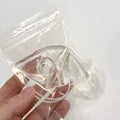6cm Transparent Round Squishy Skin + Zip Tie
