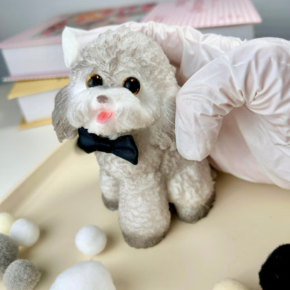 Black Bow Tie Teddy Squishy Toy