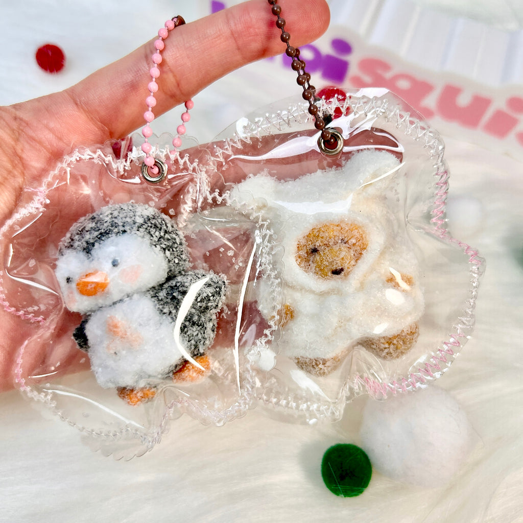 Mini Snow Penguin Squishy Toy