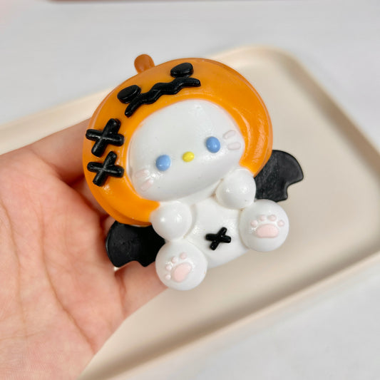 Halloween Pumpkin Kitty Squishy Toy