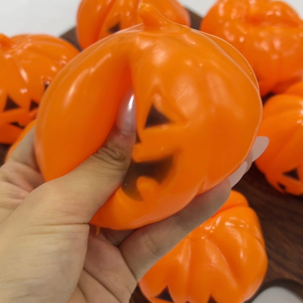 Spooky Pumpkin Squishy (Vaseline Filled) 🎃