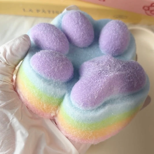 Big Rainbow Catpaw Squishy Toy
