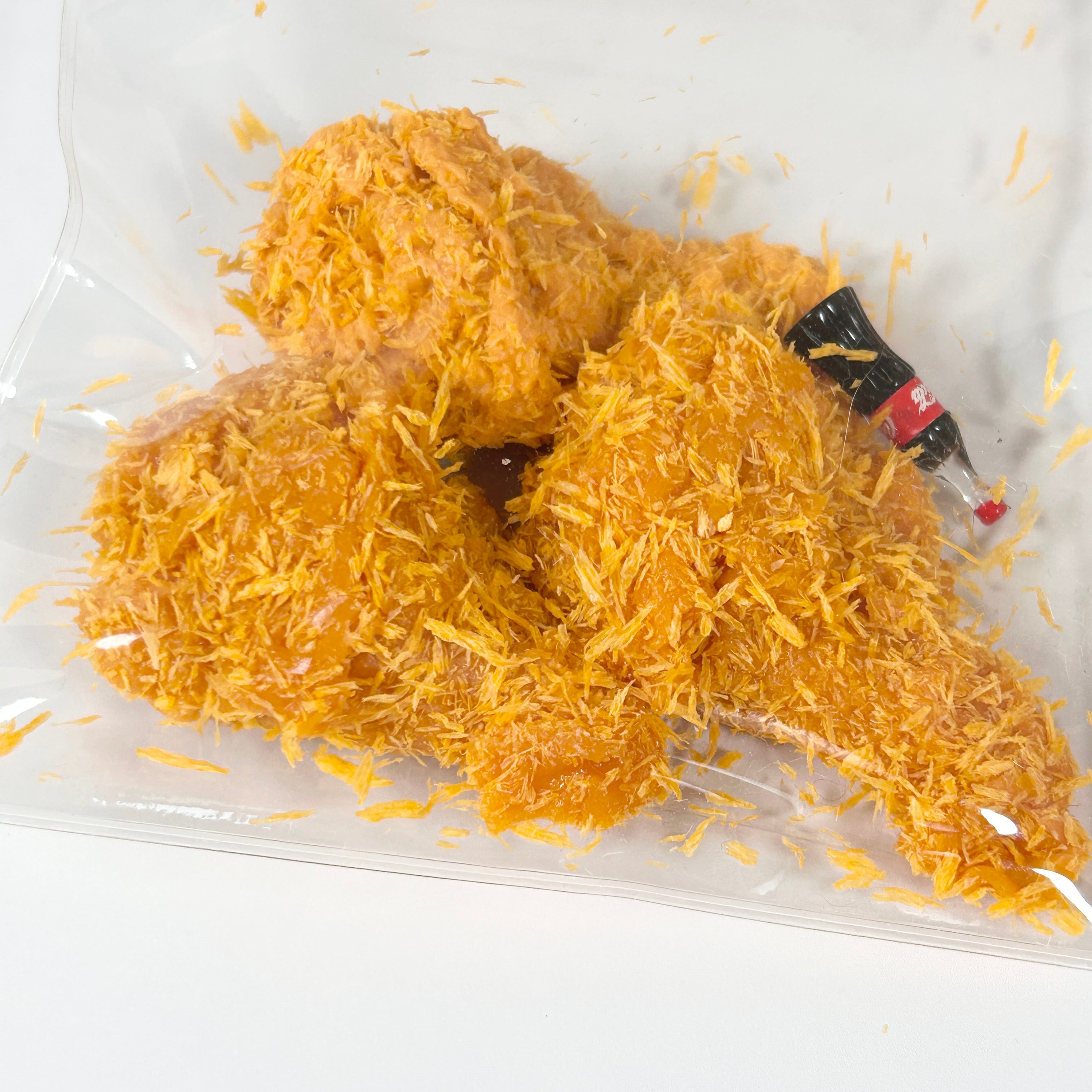 Chicken Combo Squishy Toy with Breadcrumbs