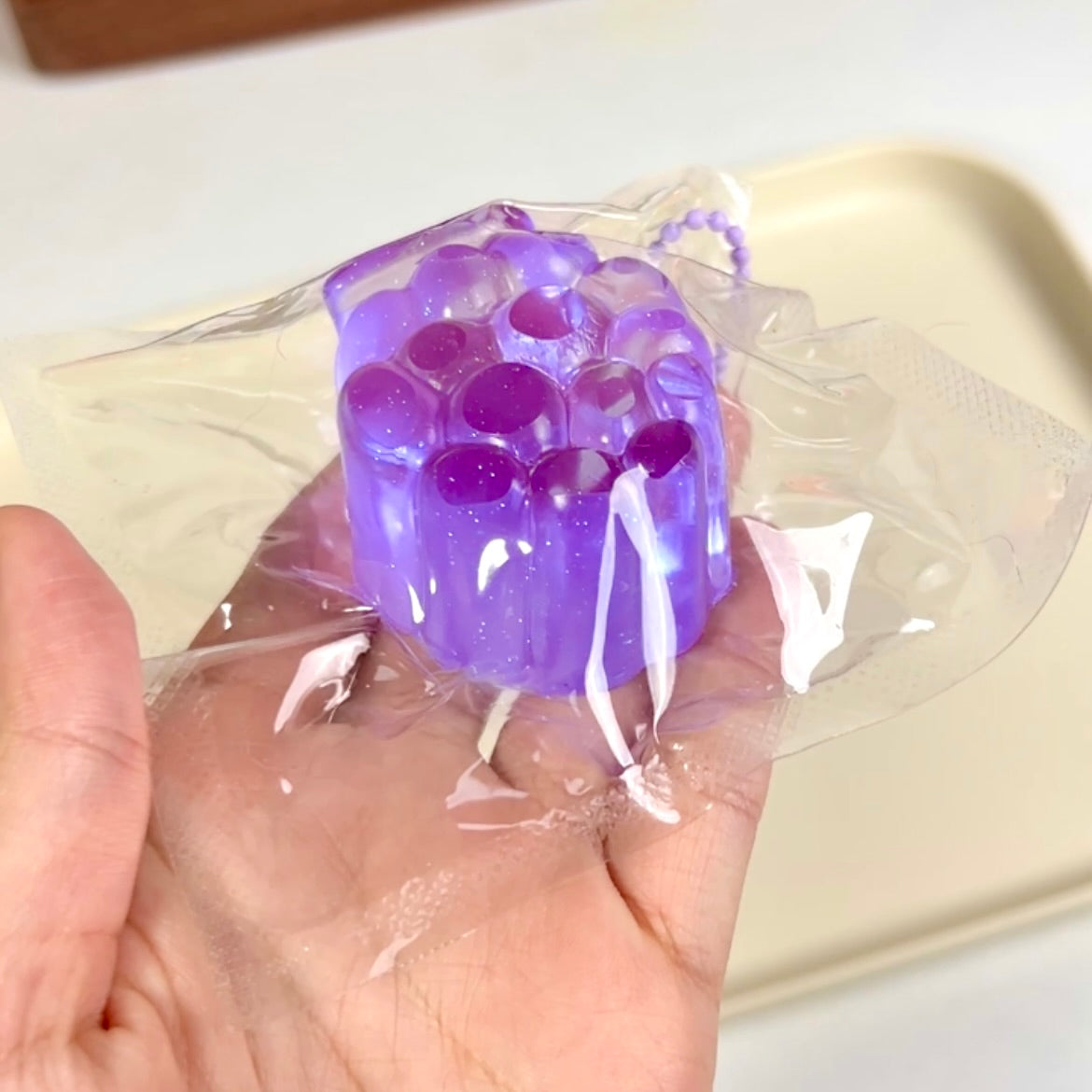 Sparkling Grape Squishy Toy