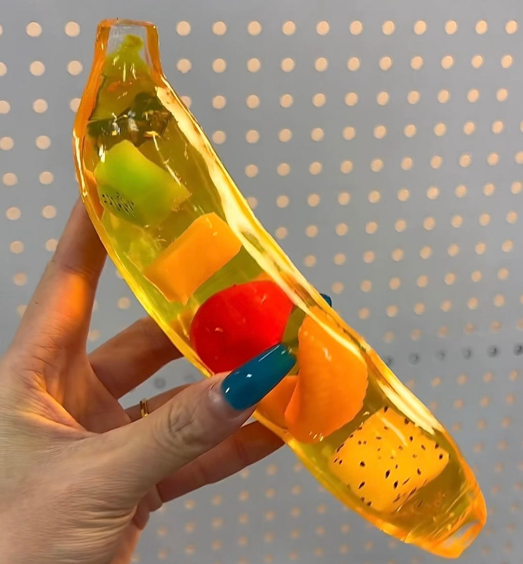 Tropical Jelly Fruit Banana Stress Ball
