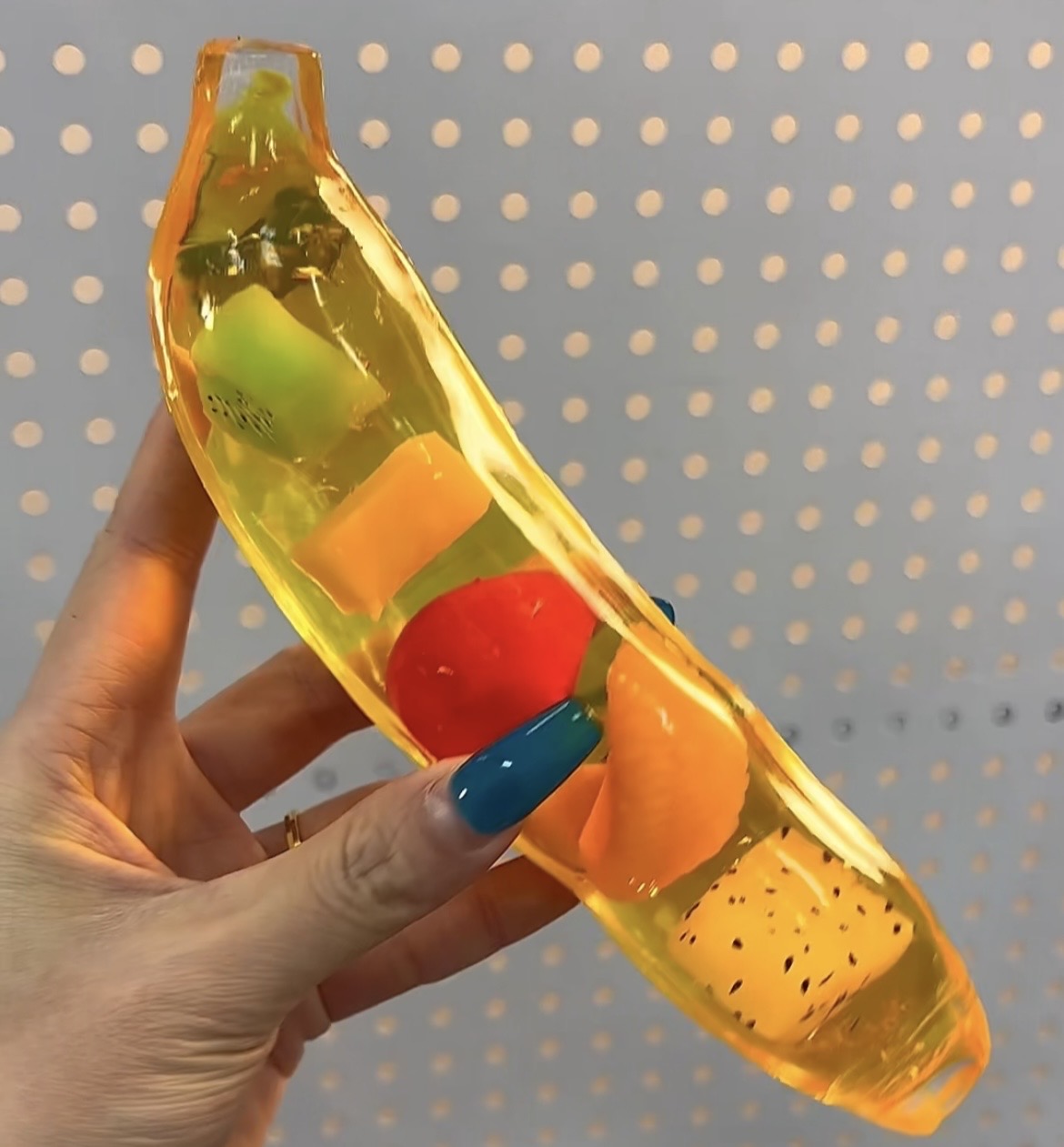 Tropical Jelly Fruit Banana Stress Ball