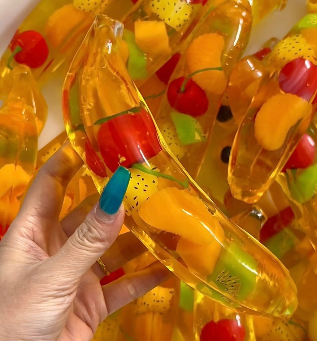 Tropical Jelly Fruit Banana Stress Ball