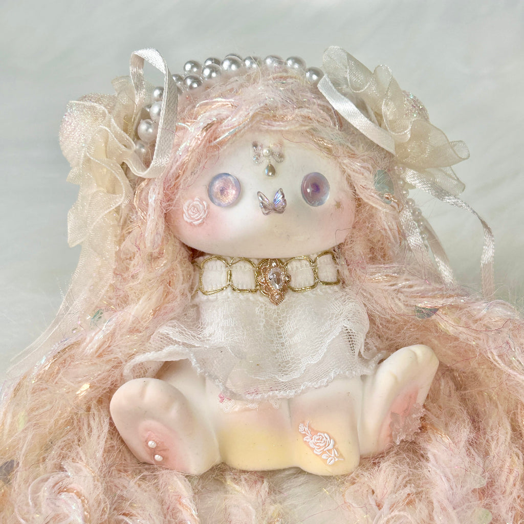Sparkling Little Fairy Bunny Squishy Toy （one-of-a-kind)