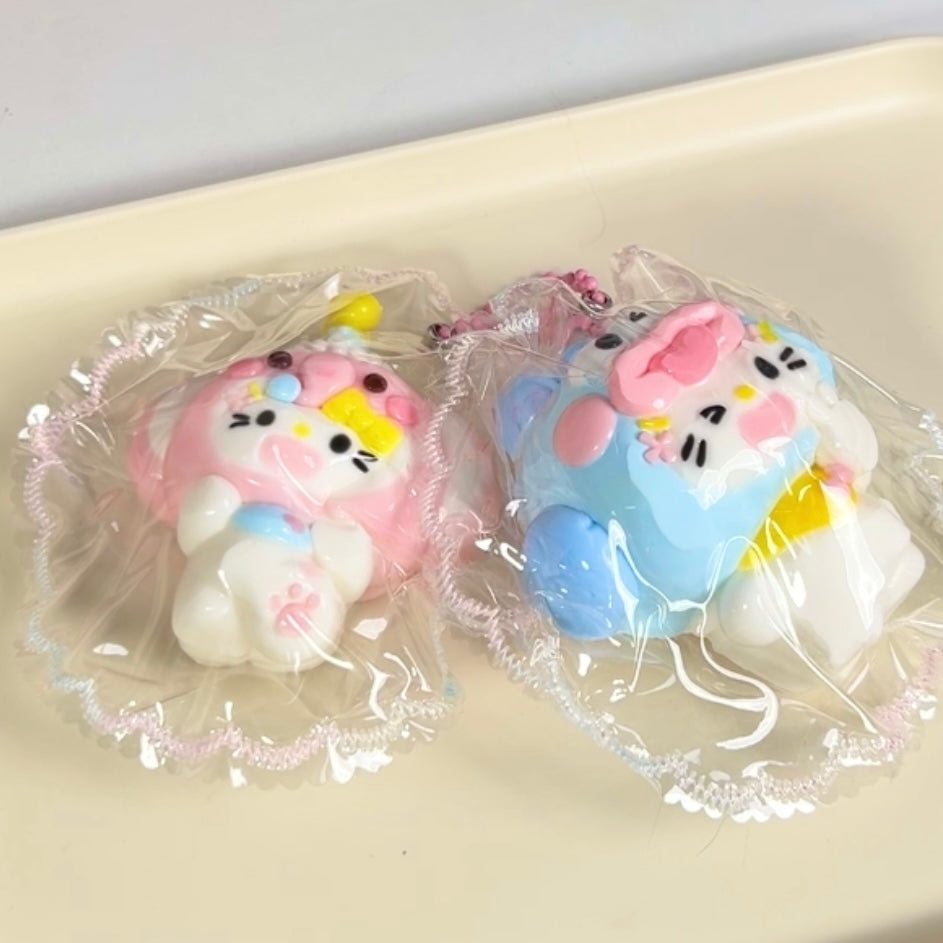 Kitten in a Nightcap Squishy Toy