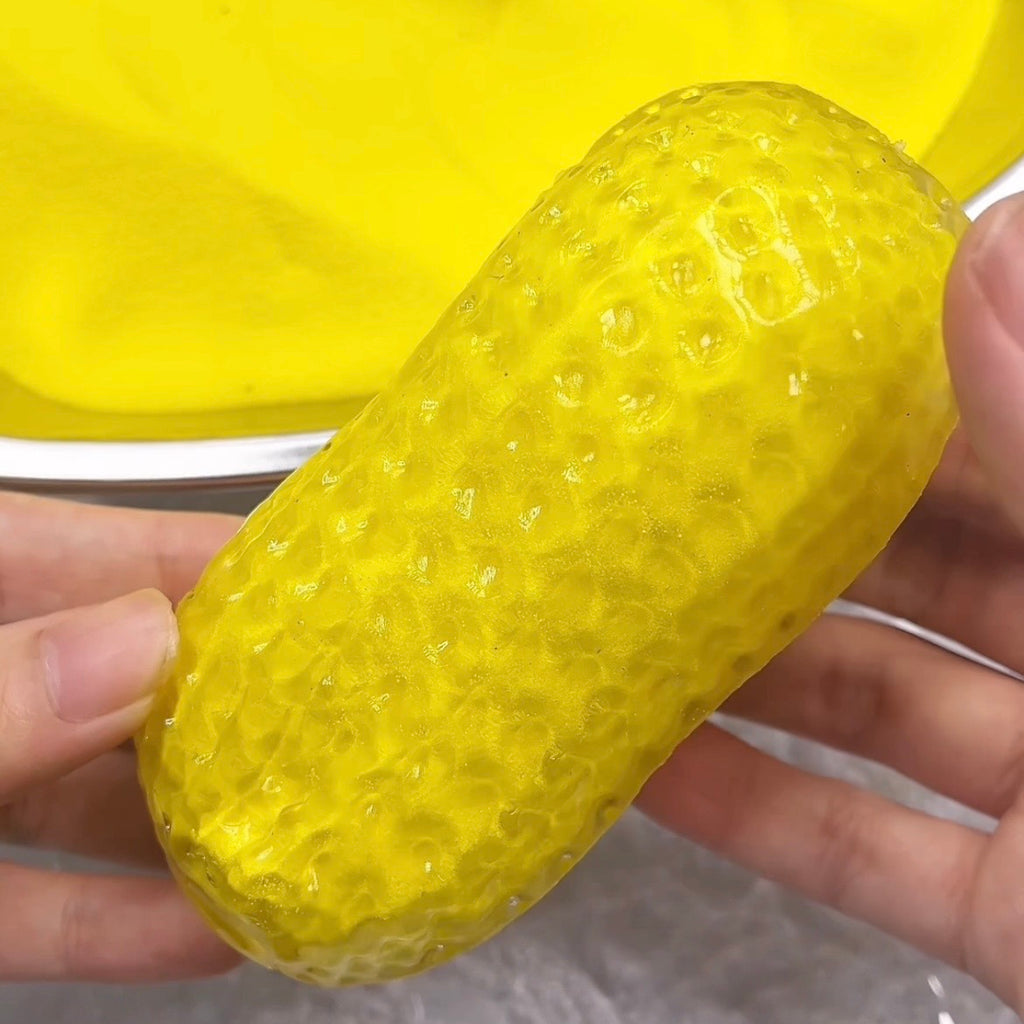 Yellow Peanut Stress ball