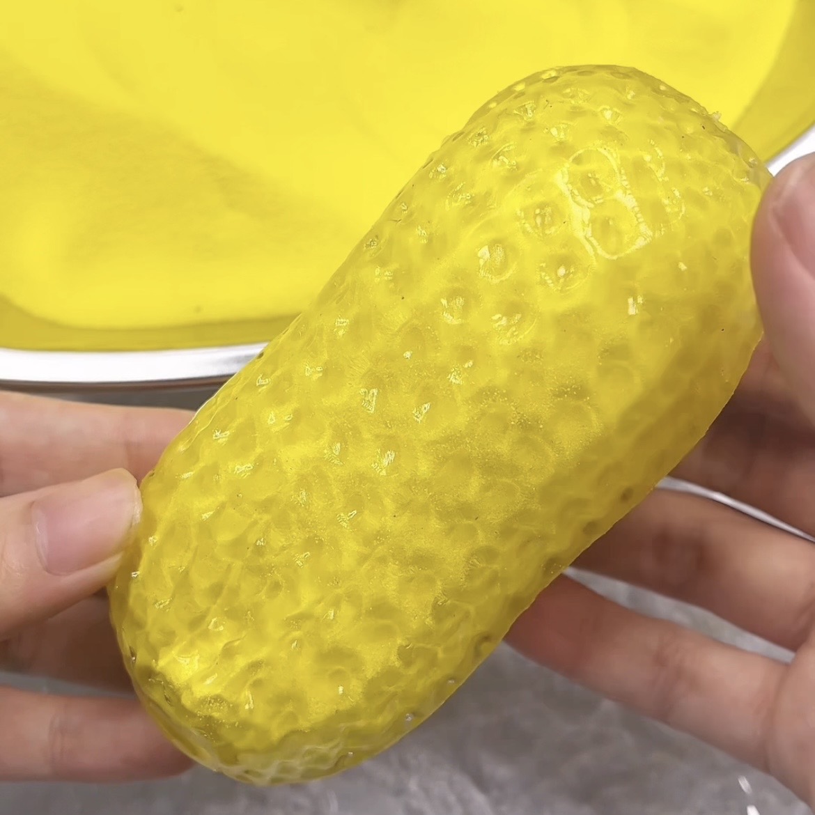 Yellow Peanut Stress ball