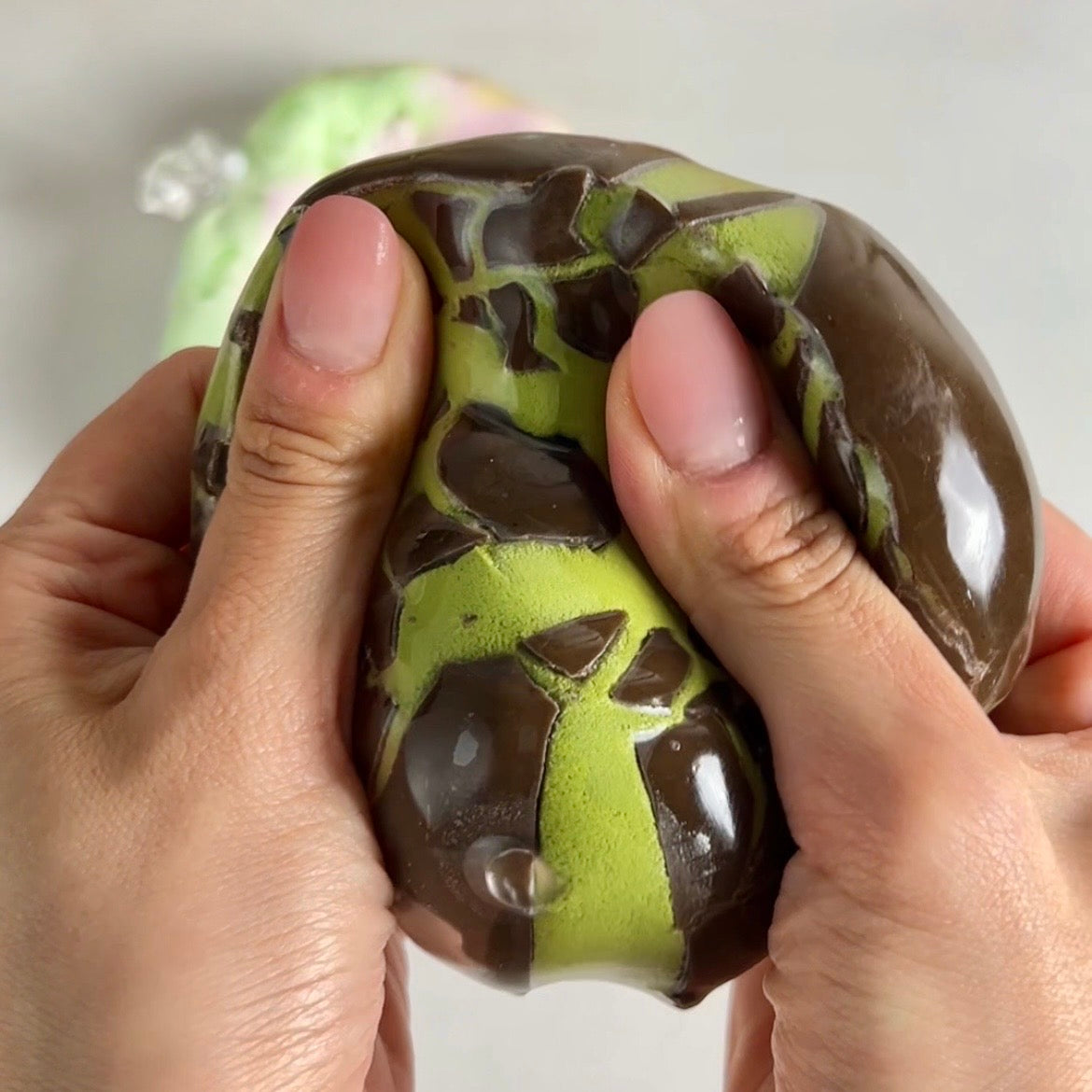 Matcha Filled Chocolate Wax Ball