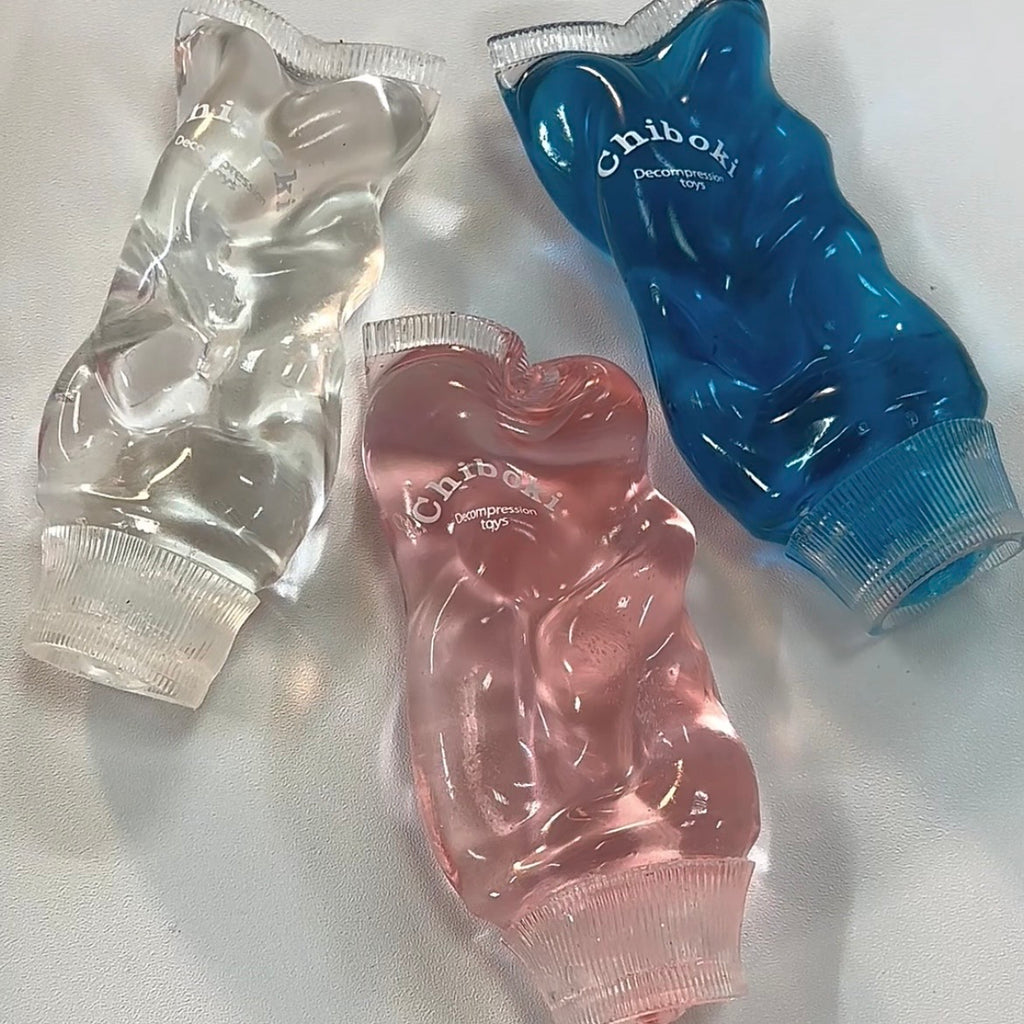 Clear Toothpaste Tube Stress Ball