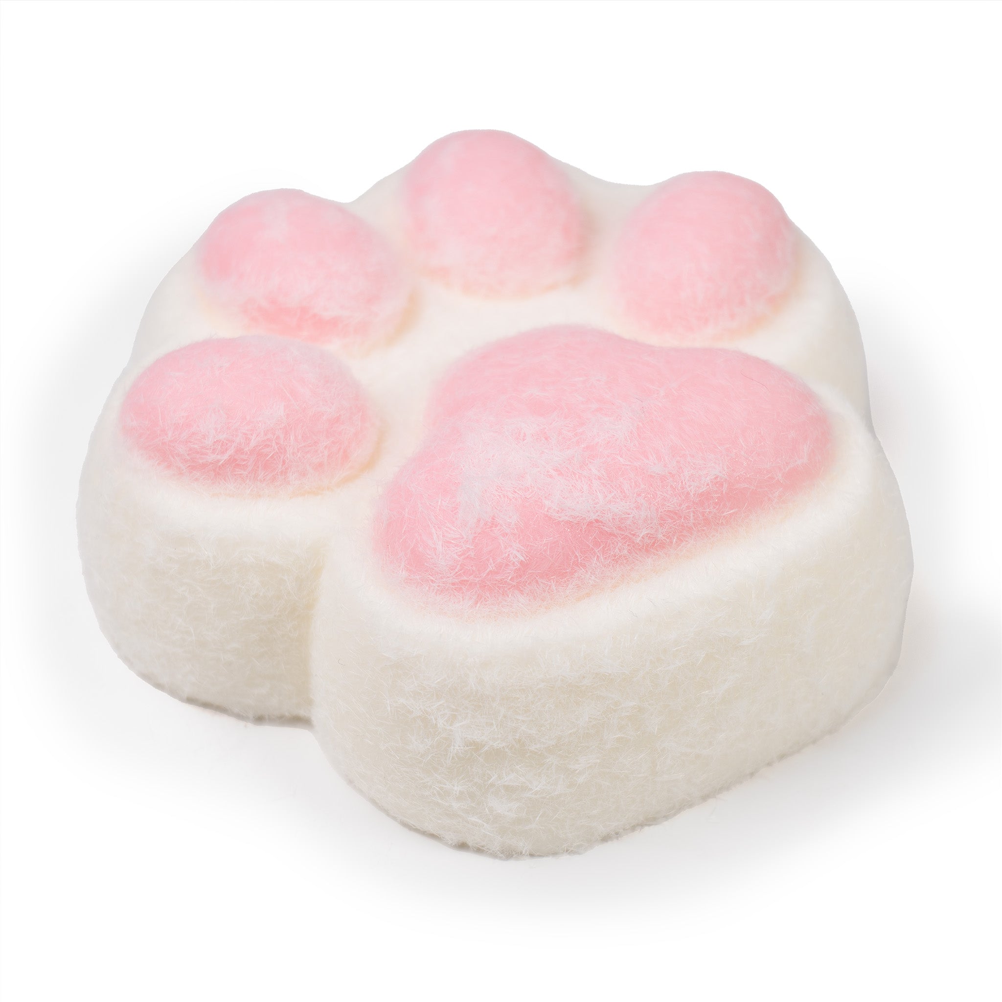 Big White pink Catpaw Squishy Toy