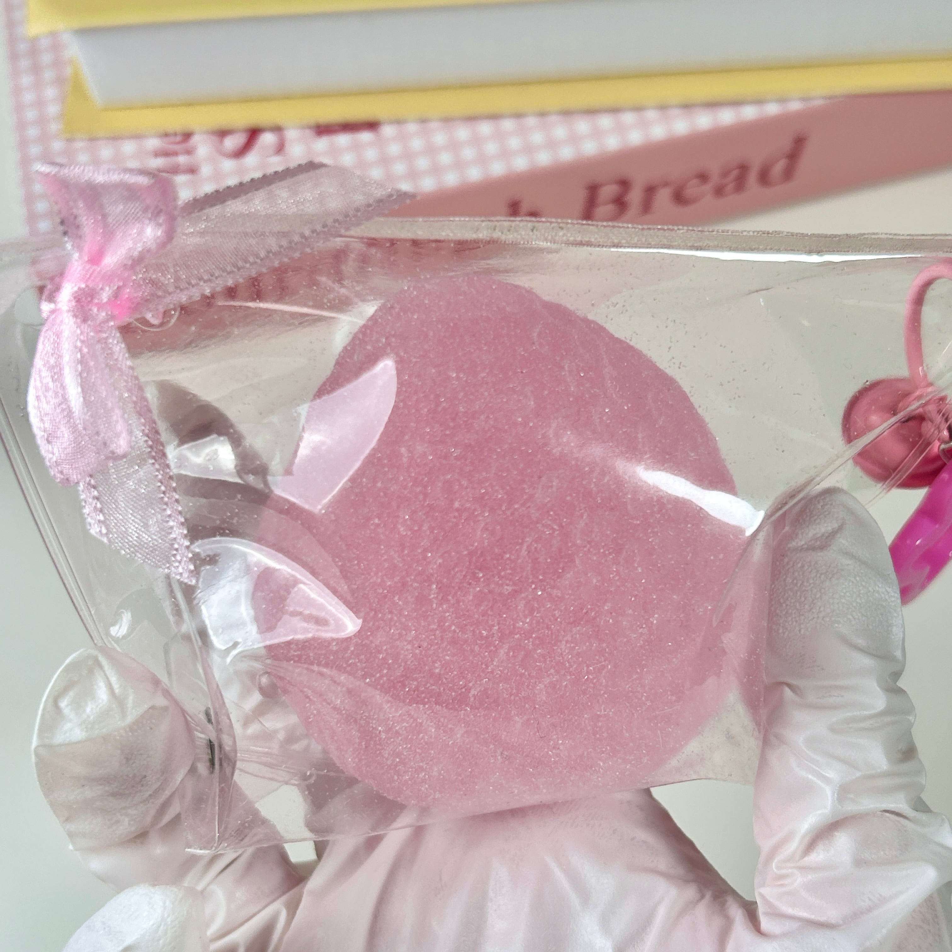 Sour Sanded Gummy Strawberry Squishy Toy