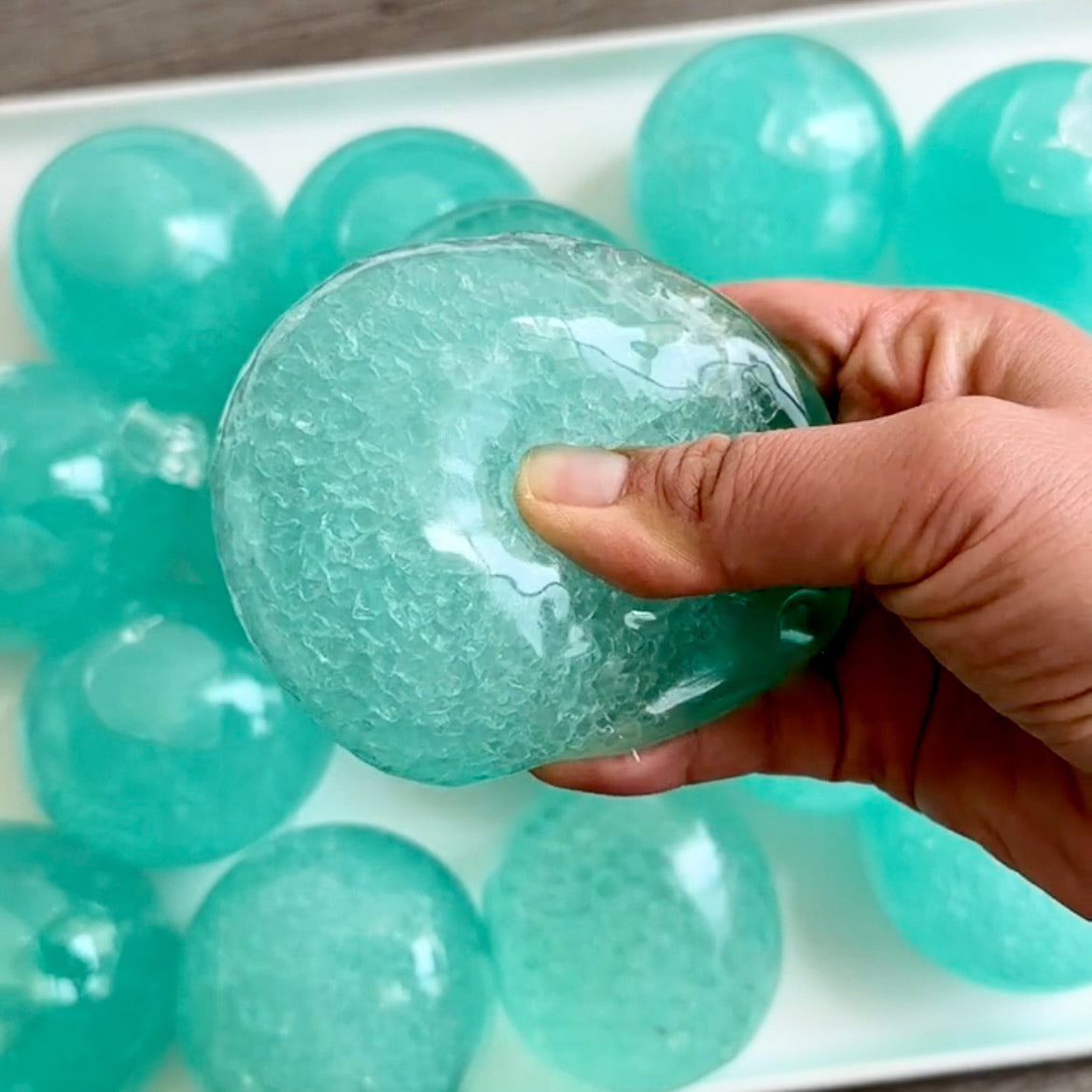 Mint Slush Stress Ball(crunchy texture)