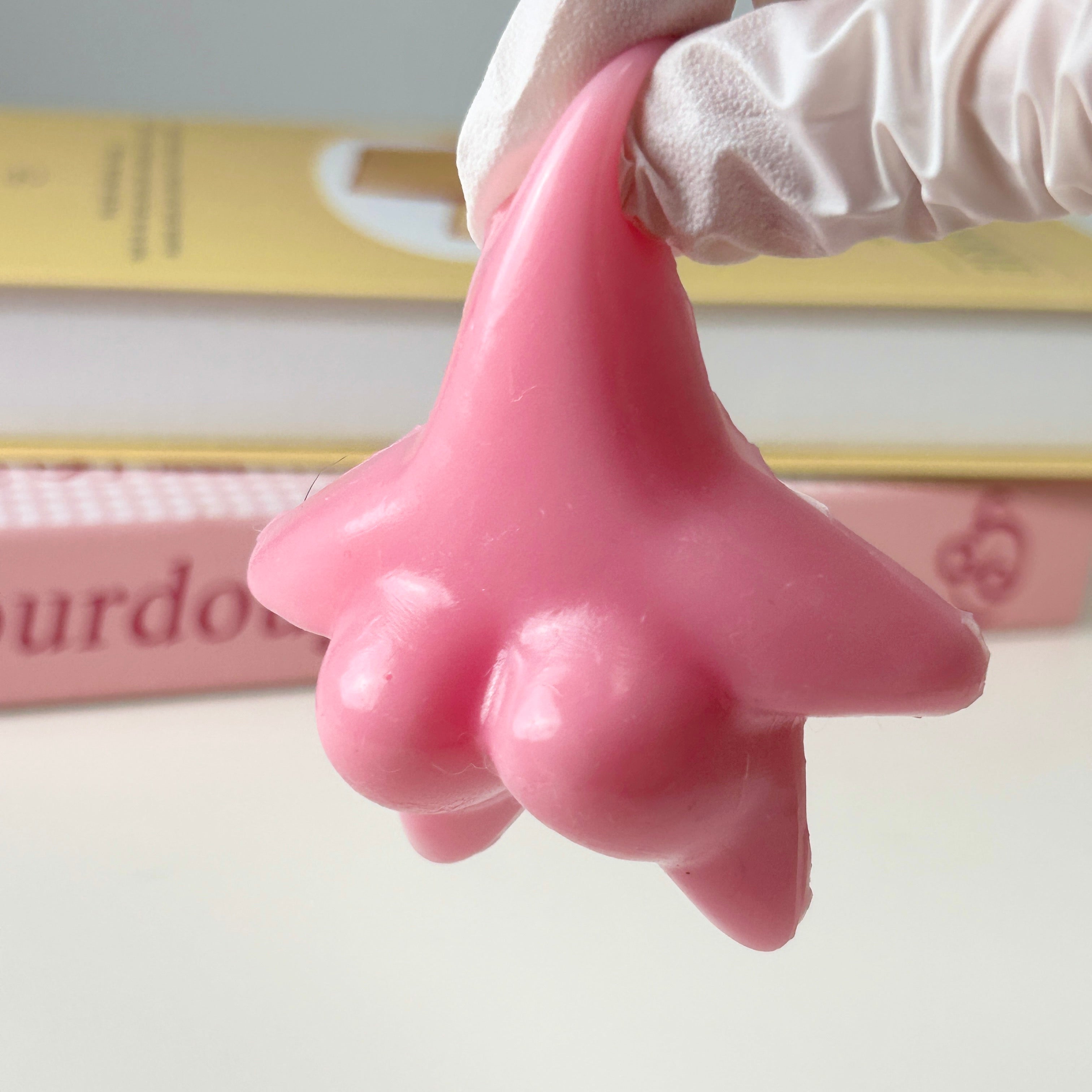 Pinky Star Fish with Cute Butt Squishy Toy