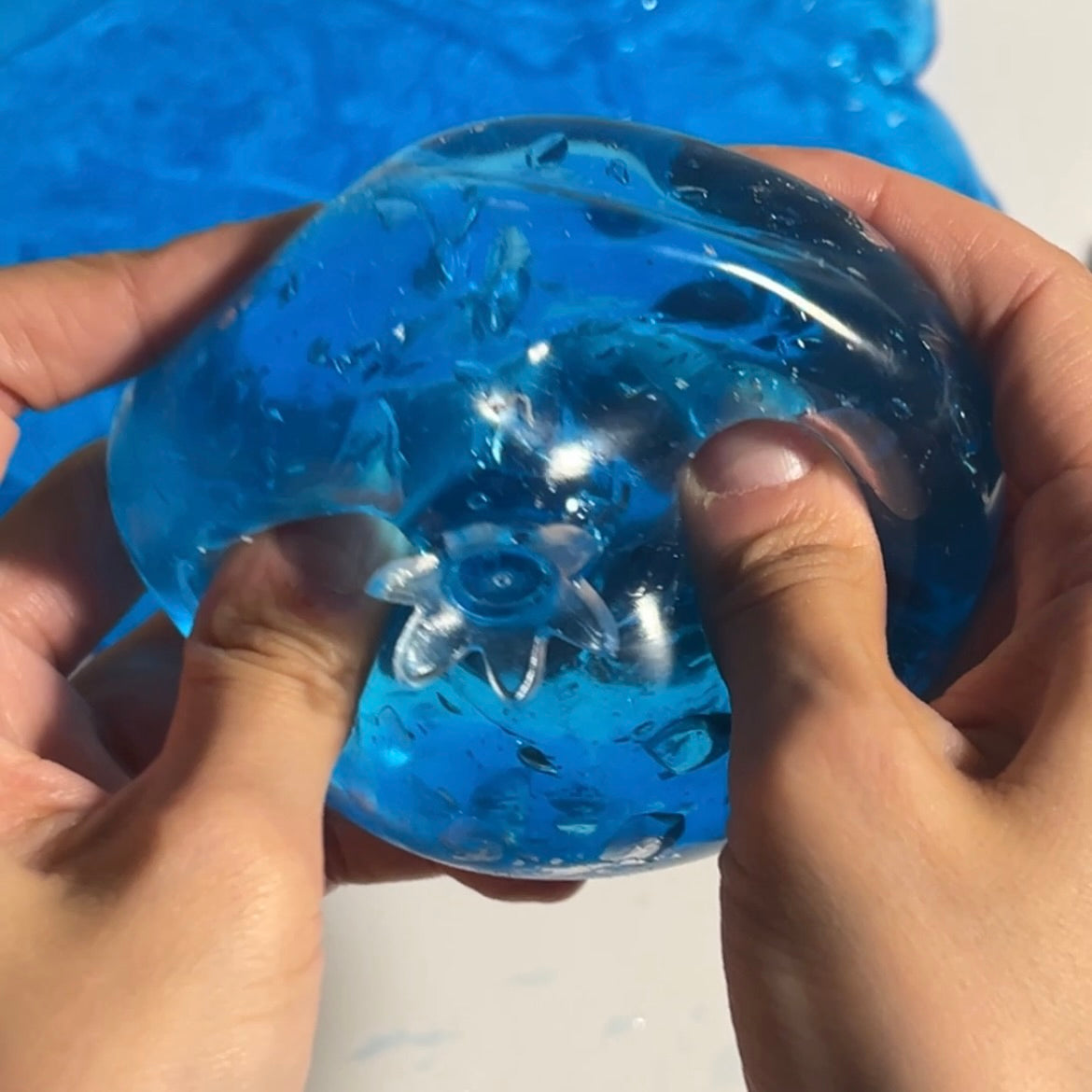 Crystal Clear Blueberry Squishy