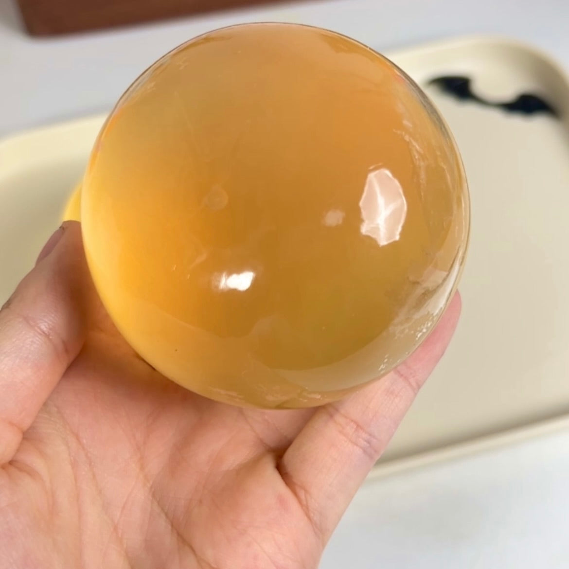 Coconut oil Stress Ball (oily texture)