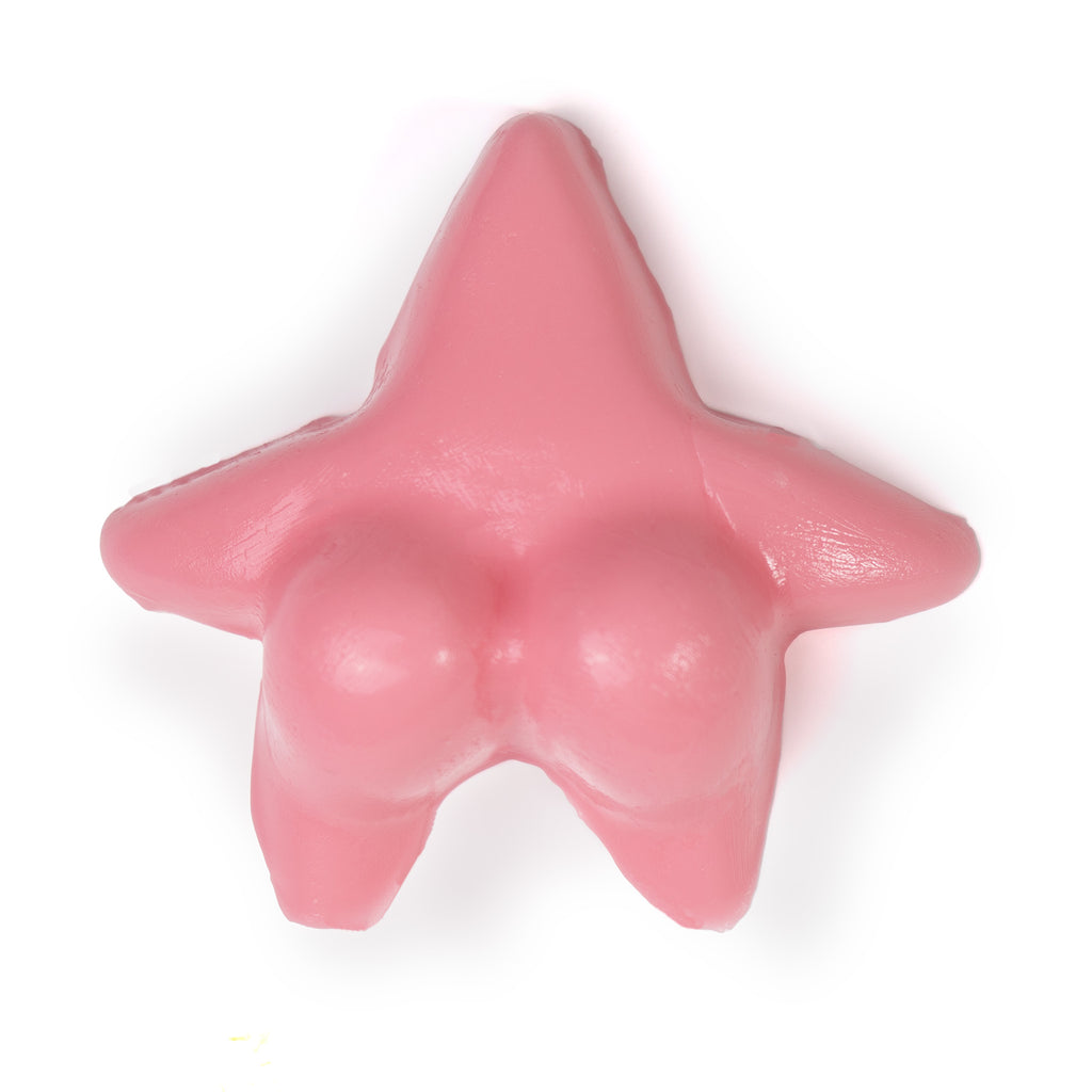 Pinky Star Fish with Cute Butt Squishy Toy