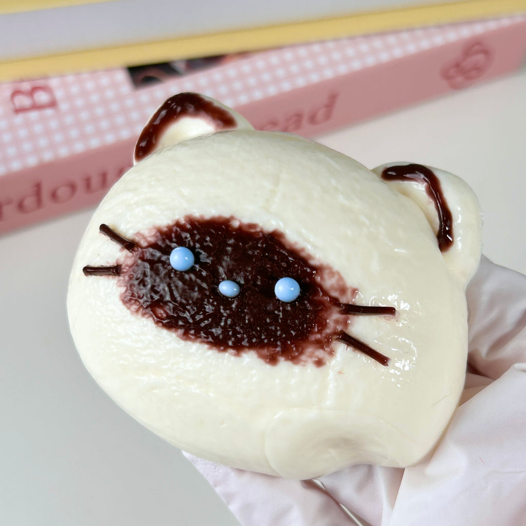 Siamese Cat Head Squishy Toy