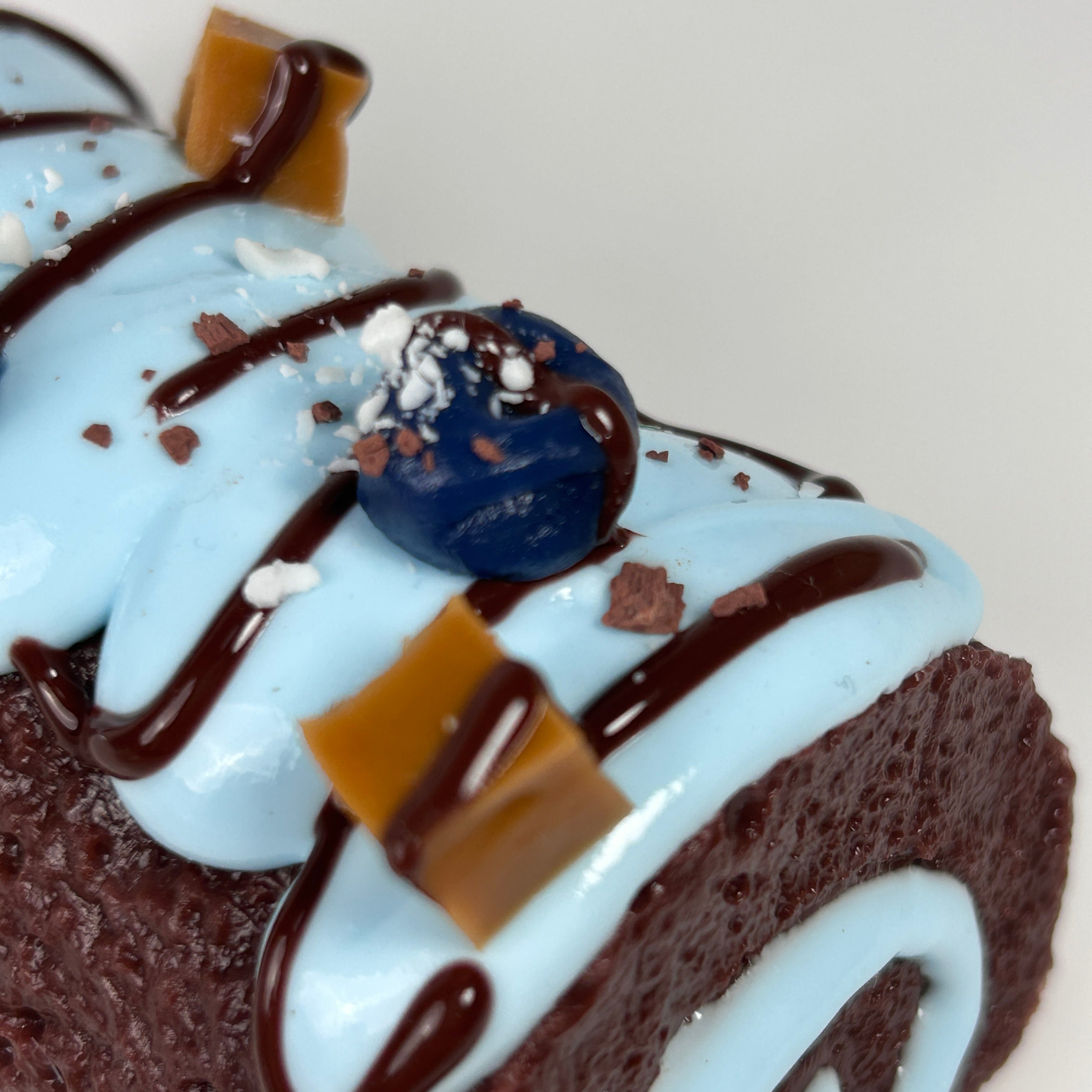 Blueberry Chocolate Cake Roll Squishy Toy