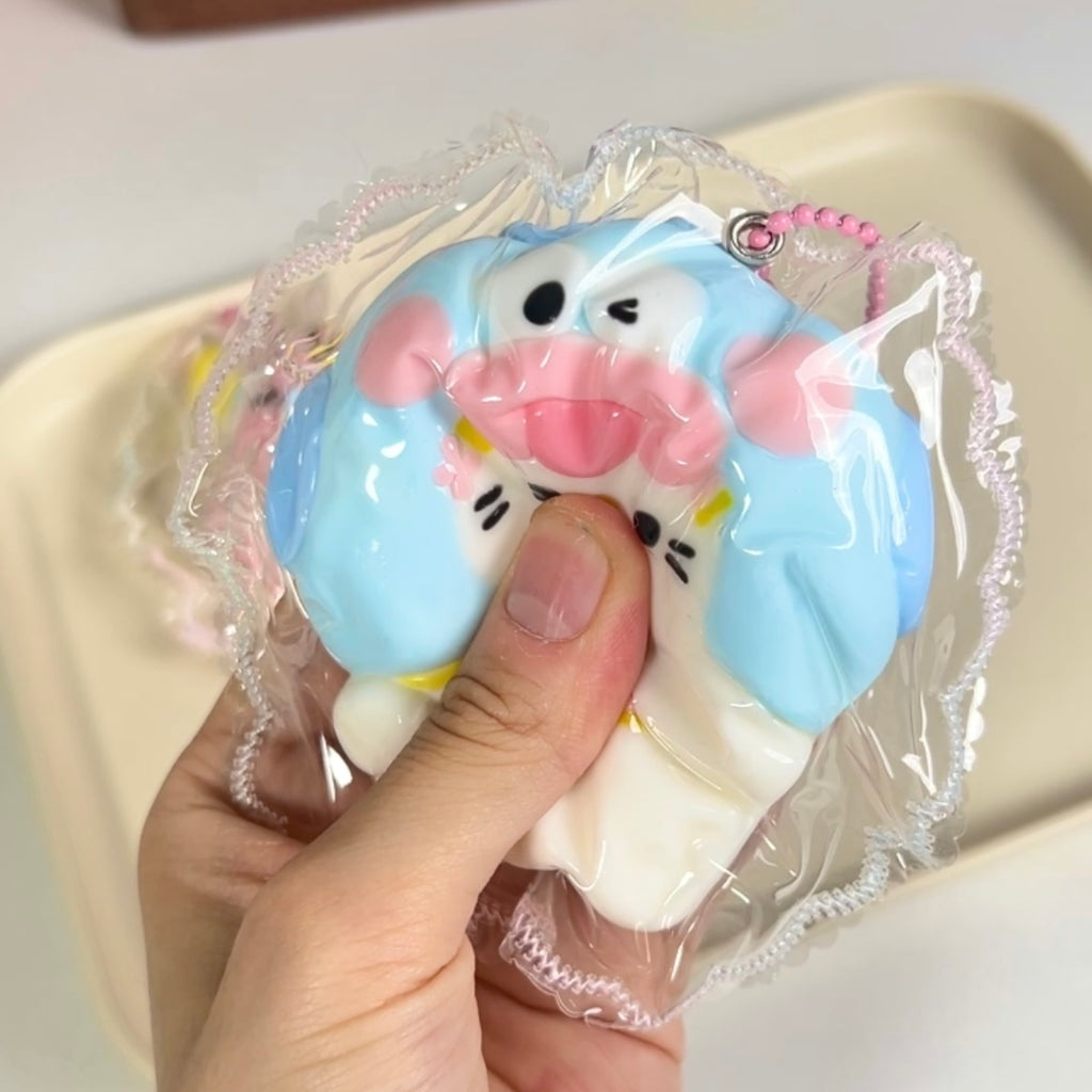 Kitten in a Nightcap Squishy Toy