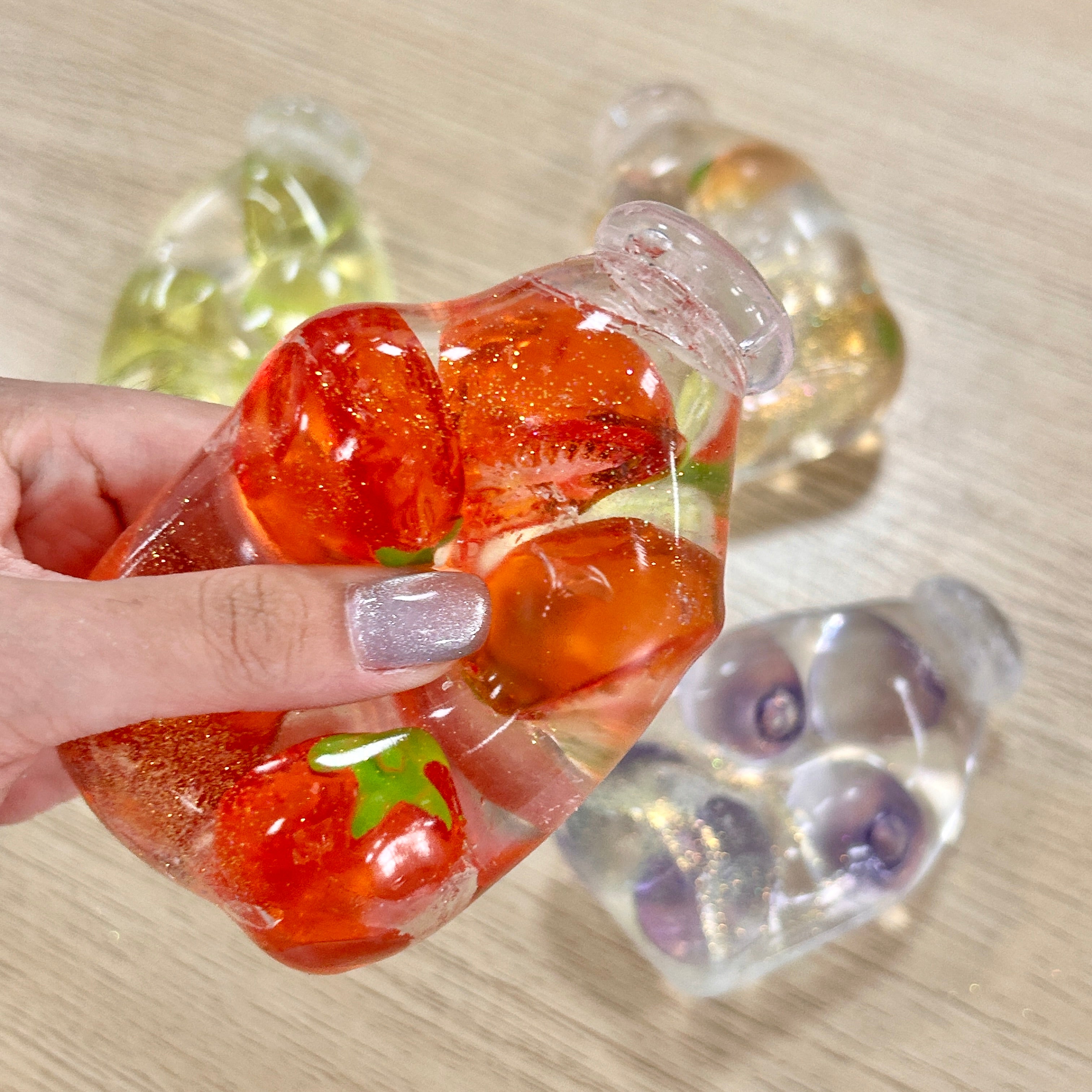 Clear Fruit Bottle