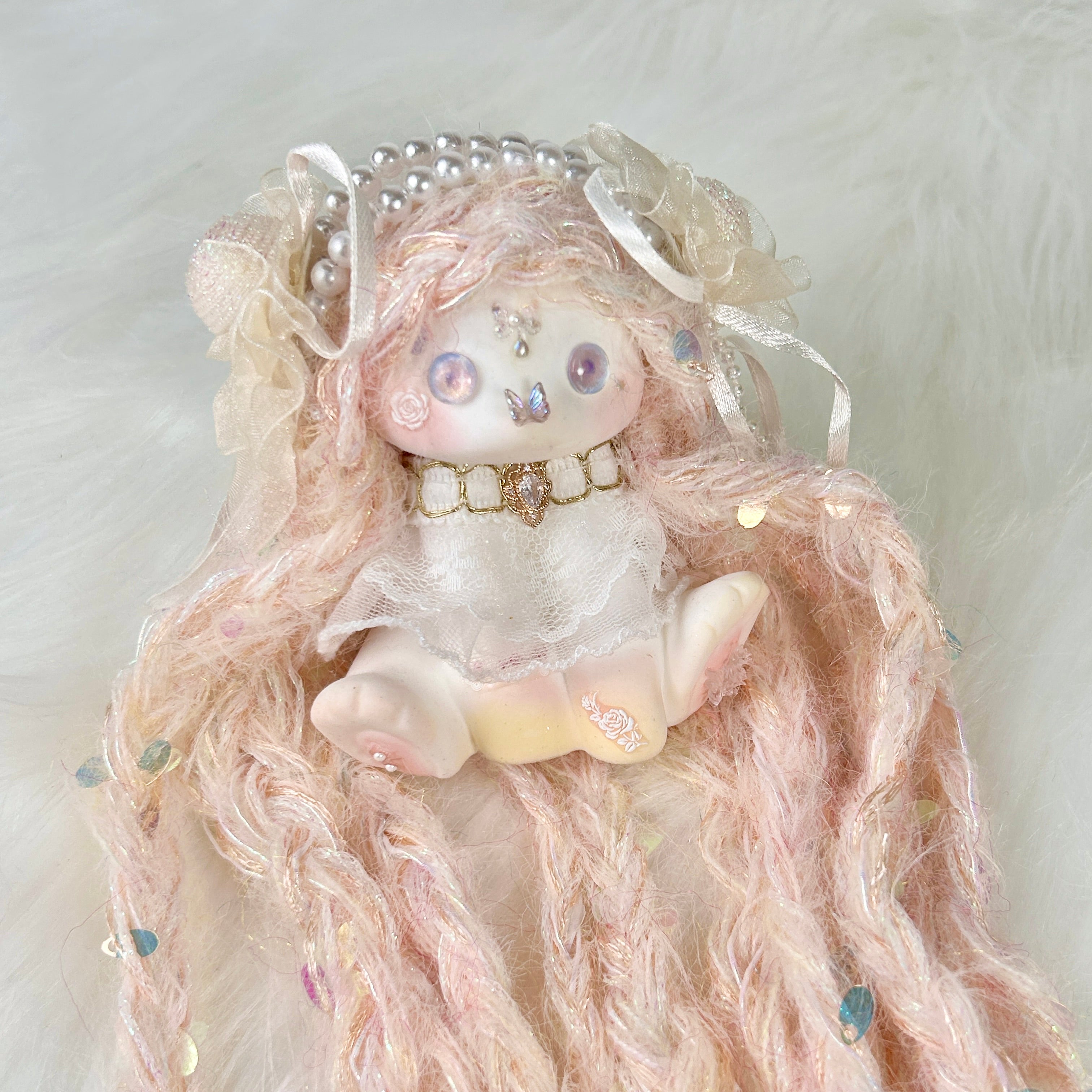 Sparkling Little Fairy Bunny Squishy Toy （one-of-a-kind)