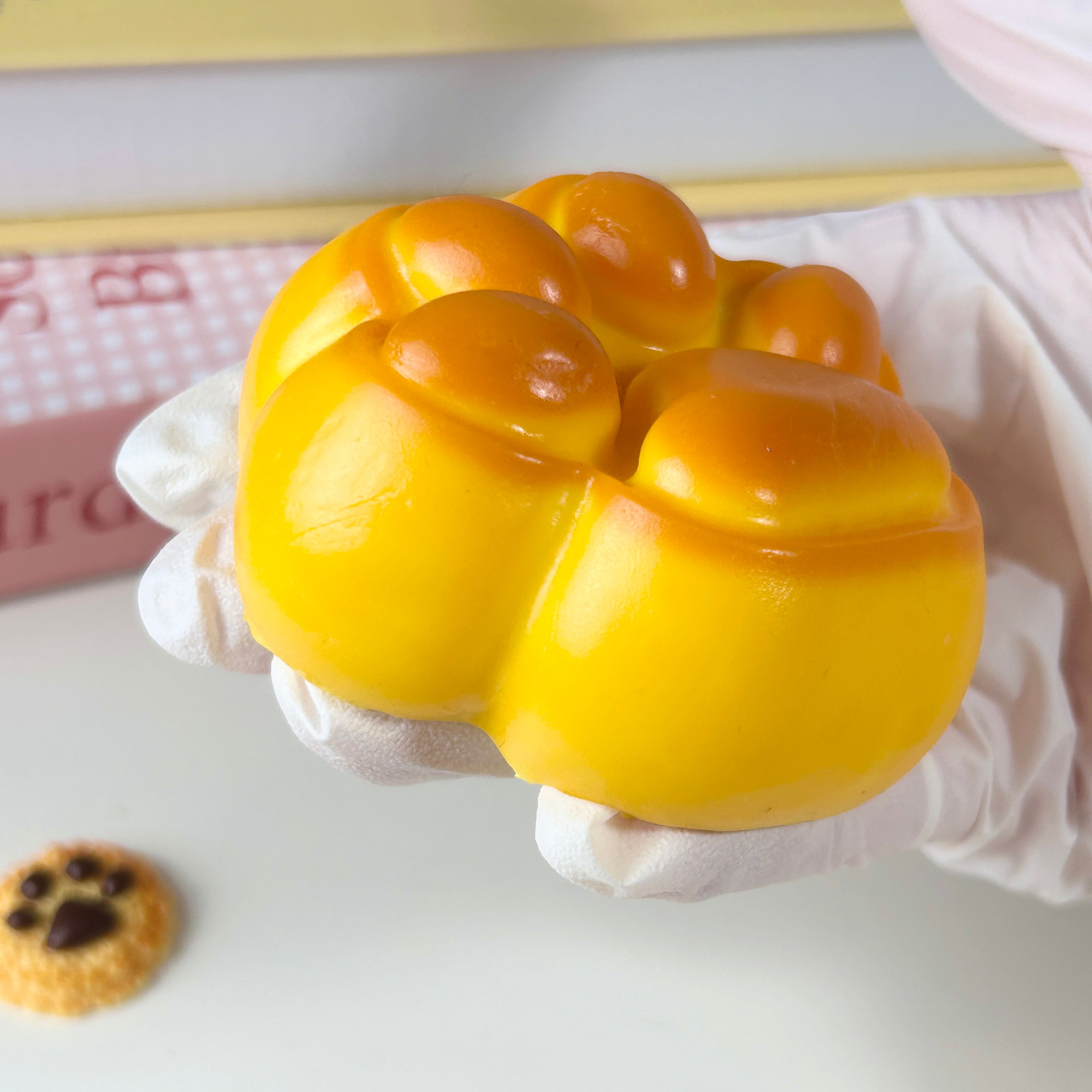 Caramel Cat Paw Squishy Toy