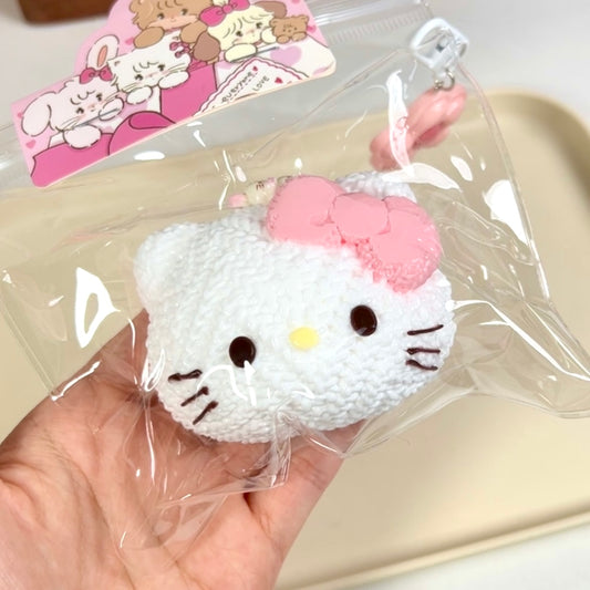 Knitted Cat Head Squishy Toy