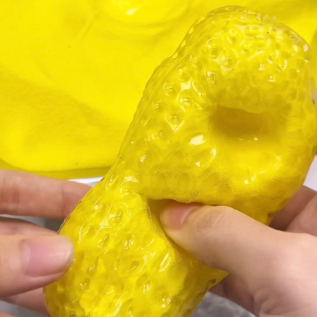 Yellow Peanut Stress ball