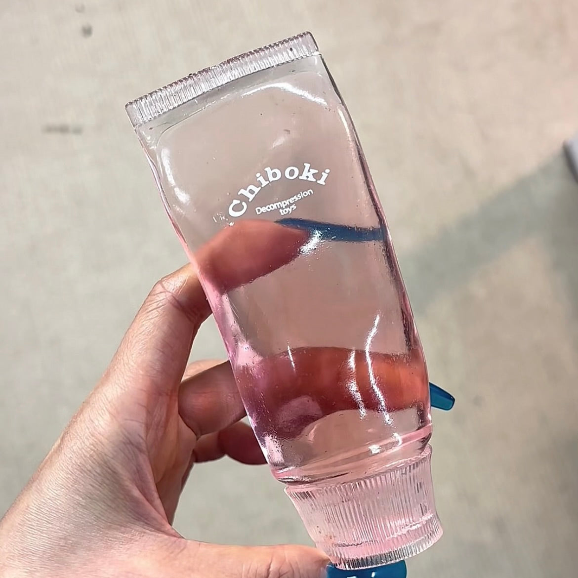 Clear Toothpaste Tube Stress Ball