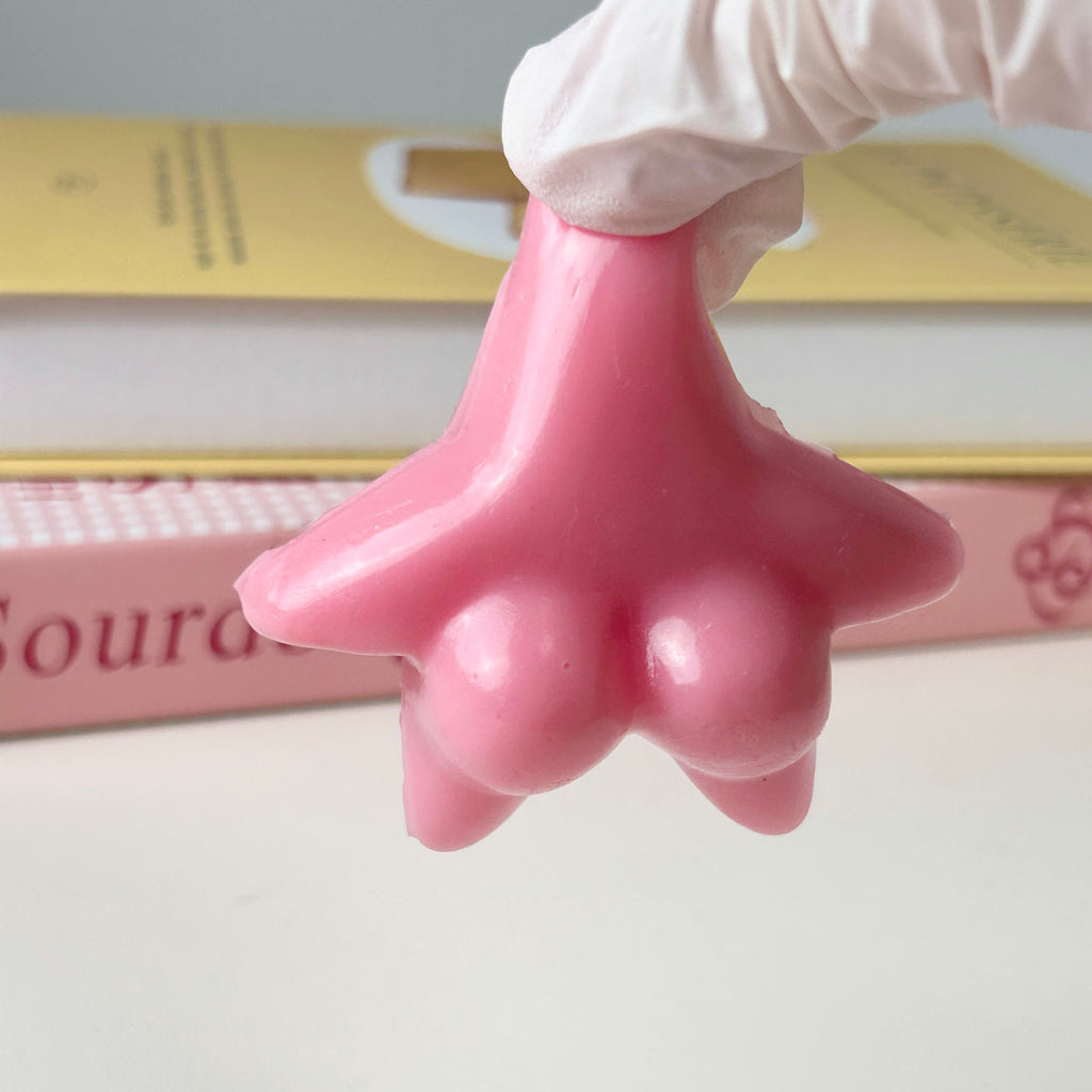 Pinky Star Fish with Cute Butt Squishy Toy