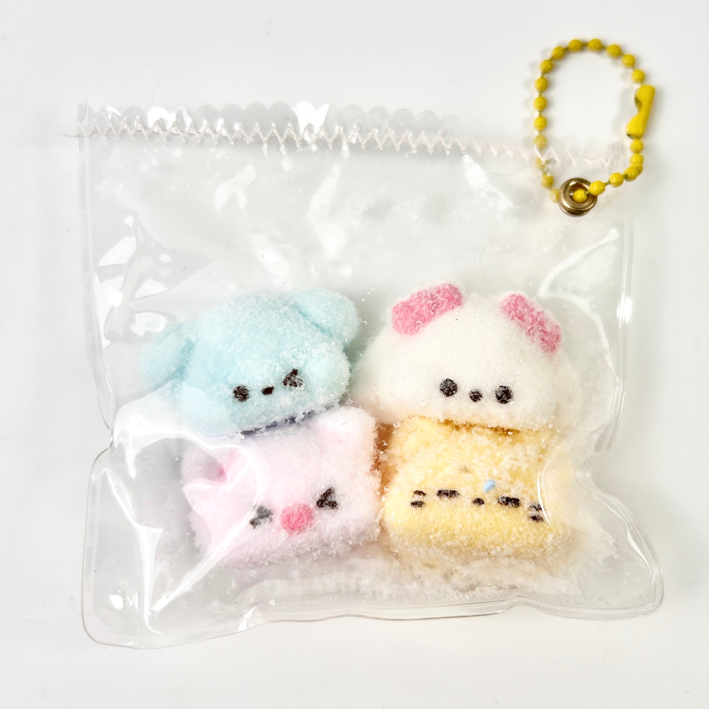 Mini animals Squishy Keychain