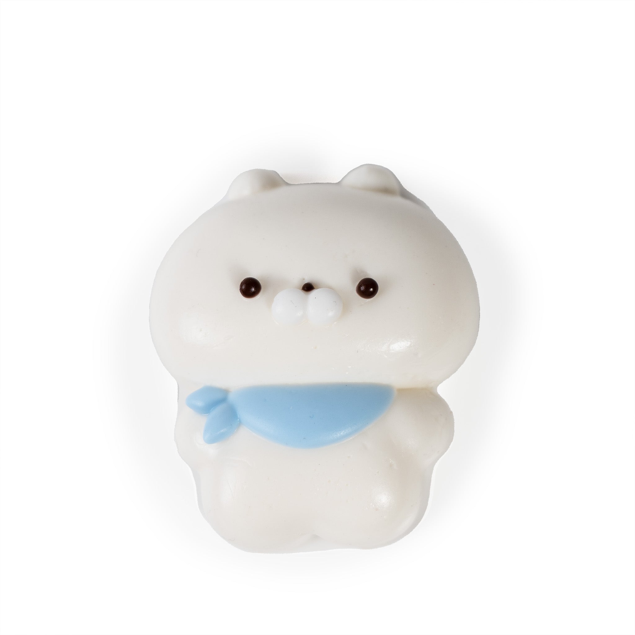 Blue Bib Bear Squishy Toy