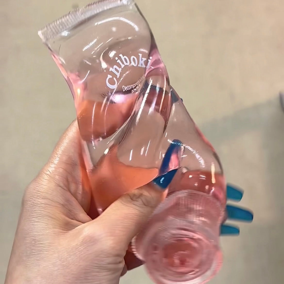 Clear Toothpaste Tube Stress Ball