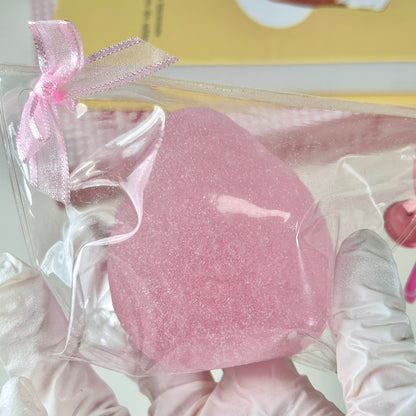 Sour Sanded Gummy Strawberry Squishy Toy