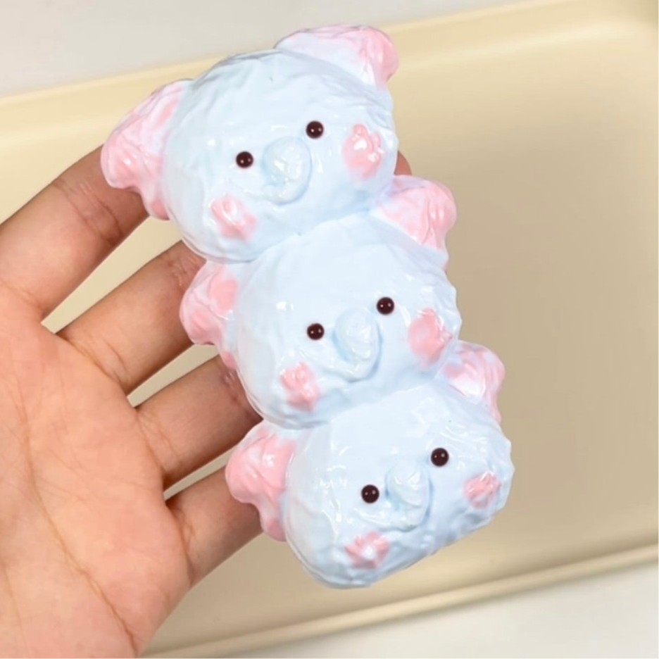 Stacked Elephant Trio Squishy Toy