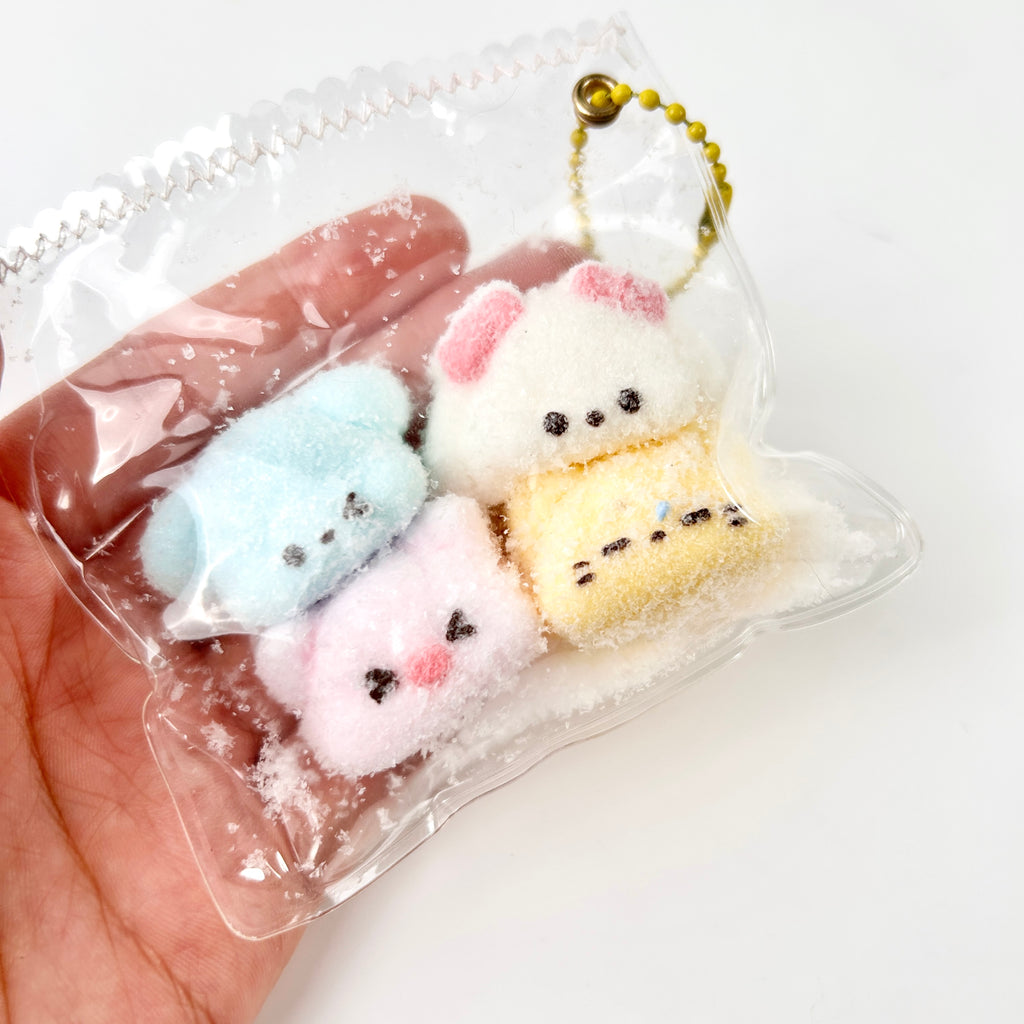 Mini animals Squishy Keychain