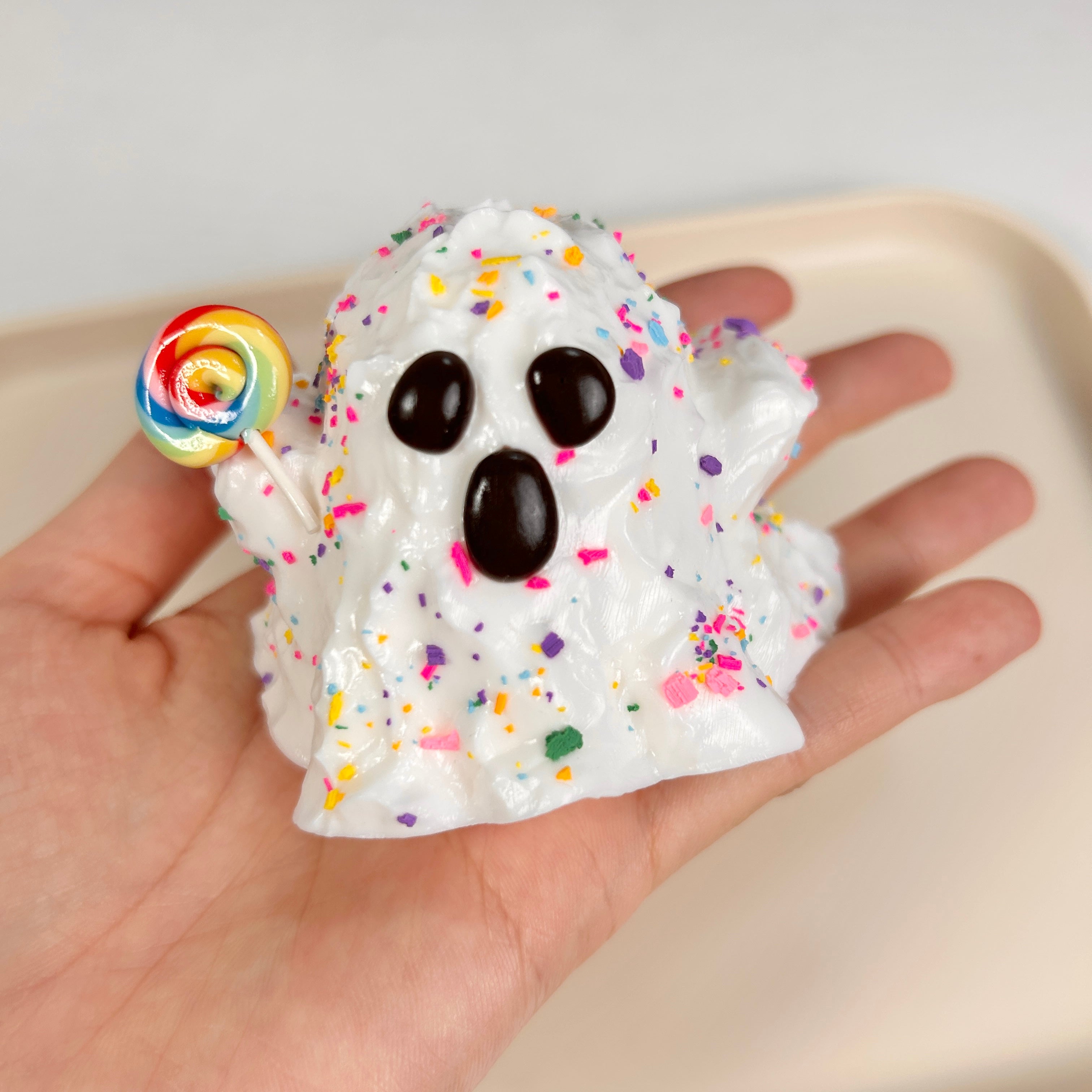 Halloween Candy Ghost Squishy Toy