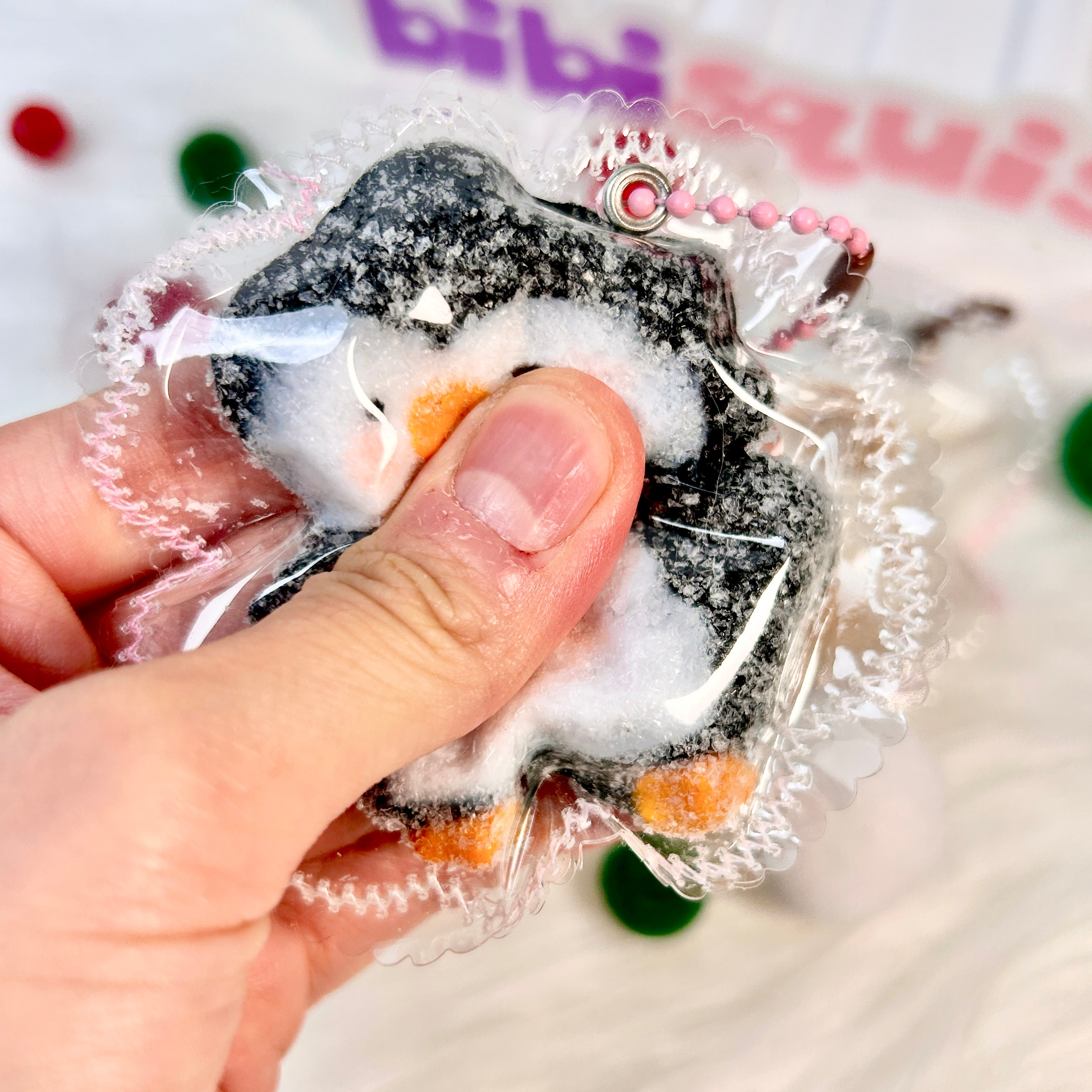 Mini Snow Penguin Squishy Toy