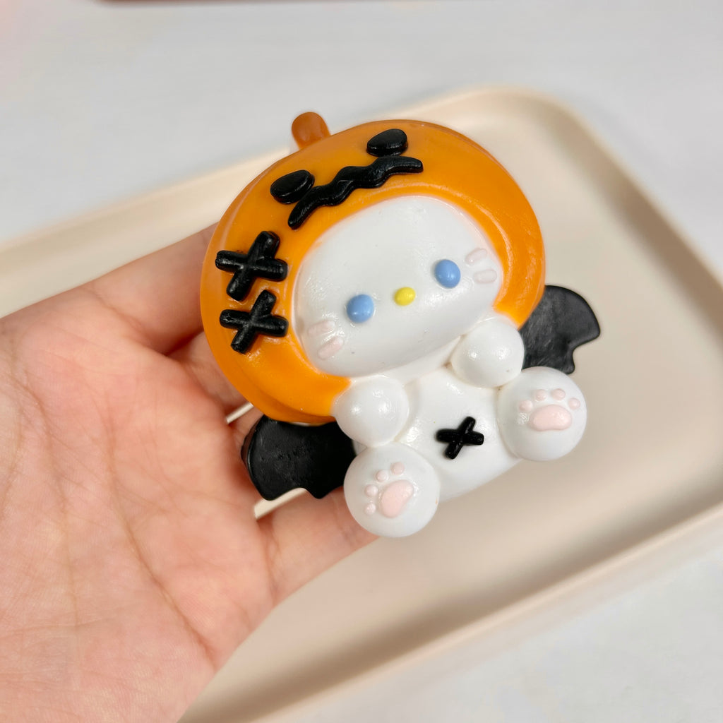 Halloween Pumpkin Kitty Squishy Toy
